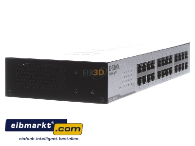 View on the left DLink Deutschland DES-1024D/E Network switch 2410/100 Mbit ports
