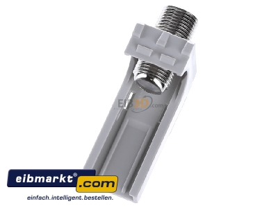 Top rear view Metz Connect 130898-01-I F straight bus/bus coupler 
