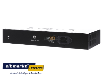 Ansicht hinten DLink Deutschland DGS-1016D/E 16-Port Gigabit Switch 16x1000MbitTP 