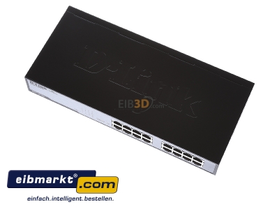 Ansicht oben vorne DLink Deutschland DGS-1016D/E 16-Port Gigabit Switch 16x1000MbitTP 