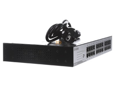 View on the left DLink DGS-1024D/E 24-Port Gigabit Switch 24x1000Mbit Twisted Pair (TP), DGS-1024D /E
