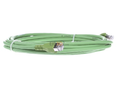View on the left CommScope/AMP Netconn TN-6000A gn 5,0m RJ45 8(8) Patch cord 6A (IEC) 5m 
