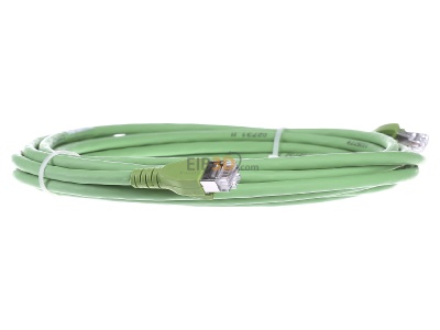 Ansicht links CommScope/AMP Netconn TN-6000A gn 5,0m Patchkabel Kat.6A S/FTP RJ45/RJ45, grn 