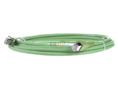 Frontansicht CommScope/AMP Netconn TN-6000A gn 3,0m Patchkabel Kat.6A S/FTP RJ45/RJ45, grn 