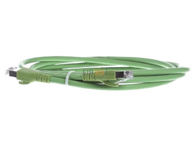 Front view CommScope/AMP Netconn TN-6000A gn 2,0m RJ45 8(8) Patch cord 6A (IEC) 2m 
