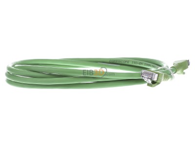 View on the left CommScope/AMP Netconn TN-6000A gn 2,0m RJ45 8(8) Patch cord 6A (IEC) 2m 

