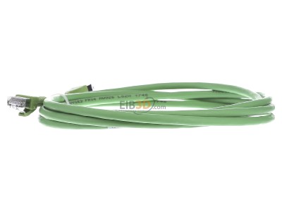 View on the right CommScope/AMP Netconn TN-6000A gn 2,0m RJ45 8(8) Patch cord 6A (IEC) 2m 
