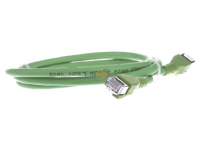 Ansicht links CommScope/AMP Netconn TN-6000A gn 1,0m Patchkabel Kat.6A S/FTP RJ45/RJ45, grn 