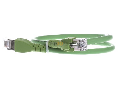 Front view CommScope/AMP Netconn TN-6000A gn 0,5m RJ45 8(8) Patch cord 6A (IEC) 0,5m 
