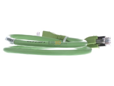 Ansicht hinten CommScope/AMP Netconn TN-6000A gn 0,5m Patchkabel Kat.6A S/FTP RJ45/RJ45, grn 