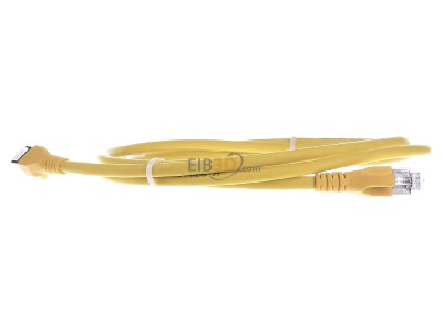 Frontansicht CommScope/AMP Netconn TN-6000A ge 1,5m Patchkabel Kat.6A S/FTP RJ45/RJ45, gelb 