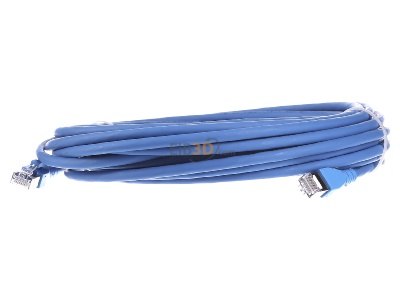 Front view CommScope/AMP Netconn TN-6000A bl 10,0m RJ45 8(8) Patch cord 6A (IEC) 10m 
