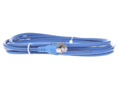 Ansicht links CommScope/AMP Netconn TN-6000A bl 3,0m Patchkabel Kat.6A S/FTP RJ45/RJ45, blau 