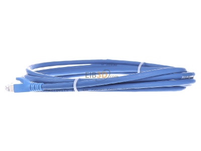 View on the right CommScope/AMP Netconn TN-6000A bl 3,0m RJ45 8(8) Patch cord 6A (IEC) 3m 
