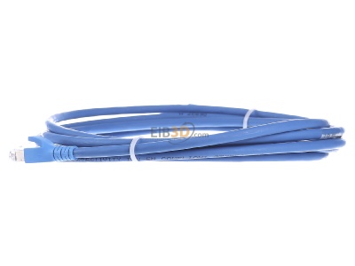 Ansicht rechts CommScope/AMP Netconn TN-6000A bl 3,0m Patchkabel Kat.6A S/FTP RJ45/RJ45, blau 