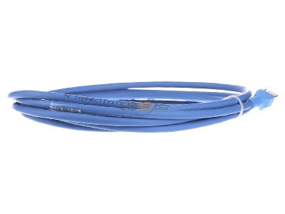 Back view CommScope/AMP Netconn TN-6000A bl 3,0m RJ45 8(8) Patch cord 6A (IEC) 3m 
