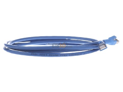 Ansicht links CommScope/AMP Netconn TN-6000A bl 2,0m Patchkabel Kat.6A S/FTP RJ45/RJ45, blau 