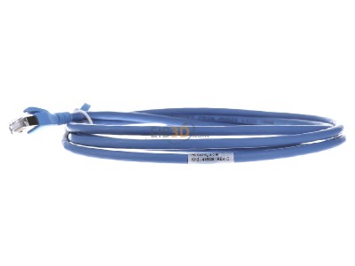 View on the right CommScope/AMP Netconn TN-6000A bl 2,0m RJ45 8(8) Patch cord 6A (IEC) 2m 
