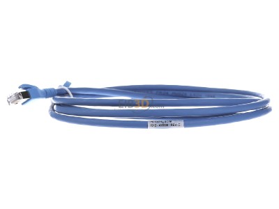 Ansicht rechts CommScope/AMP Netconn TN-6000A bl 2,0m Patchkabel Kat.6A S/FTP RJ45/RJ45, blau 