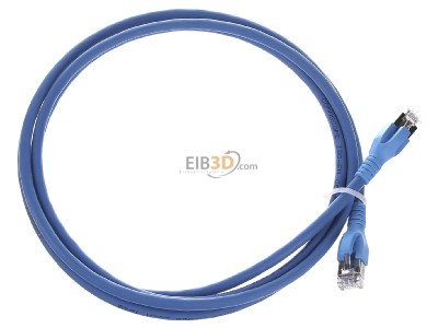 View top left CommScope/AMP Netconn TN-6000A bl 2,0m RJ45 8(8) Patch cord 6A (IEC) 2m 
