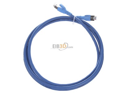 Ansicht oben hinten CommScope/AMP Netconn TN-6000A bl 2,0m Patchkabel Kat.6A S/FTP RJ45/RJ45, blau 