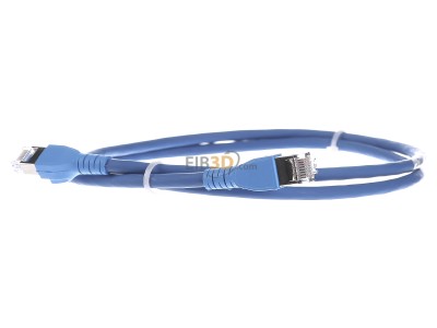 Frontansicht CommScope/AMP Netconn TN-6000A bl 1,0m Patchkabel Kat.6A S/FTP RJ45/RJ45, blau 