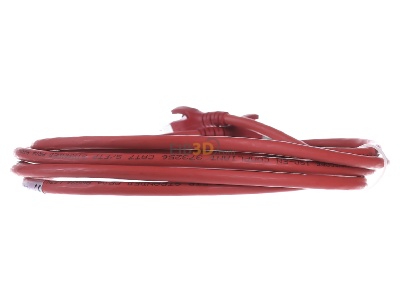 Ansicht hinten CommScope/AMP Netconn TN-6000A rt 3,0m Patchkabel Kat.6A S/FTP RJ45/RJ45, rot 