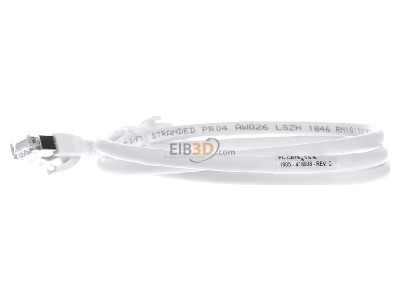 View on the right CommScope/AMP Netconn TN-6000A ws 1,0m RJ45 8(8) Patch cord 6A (IEC) 1m 

