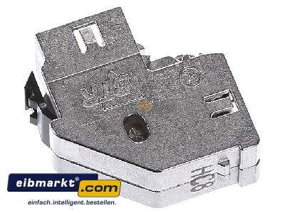 Top rear view Metz Connect 1309A1-I 2x RJ45 bus/bus connector
