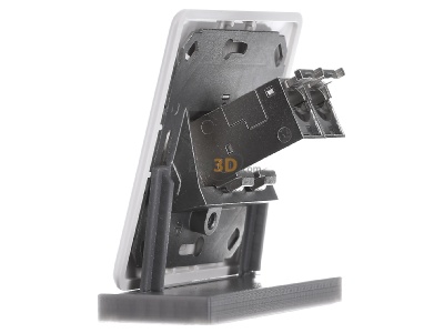 Ansicht rechts Metz TN E-DATmod-2UP-rws Anschlussdose, Cat.6A 2xRJ45,UP,rws 