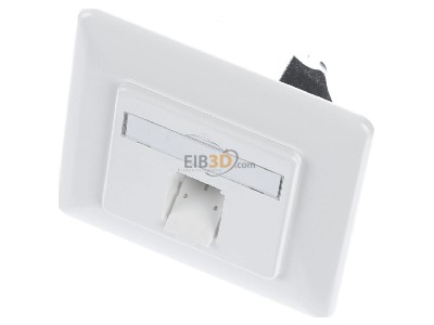 Ansicht oben vorne Metz TN E-DATC6-1UP-rws Anschlussdose,Kat.6 1xRJ45,UP,rws 