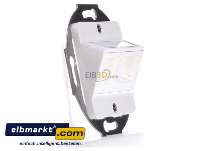 View on the left Reichle&De-Massari R306010 Data outlet white - 
