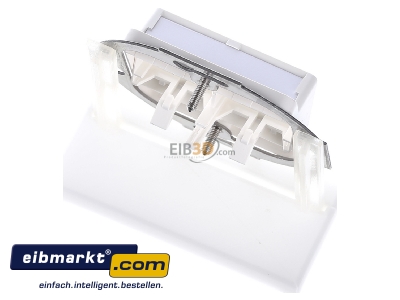 Top rear view Reichle&De-Massari R306010 Data outlet white - 
