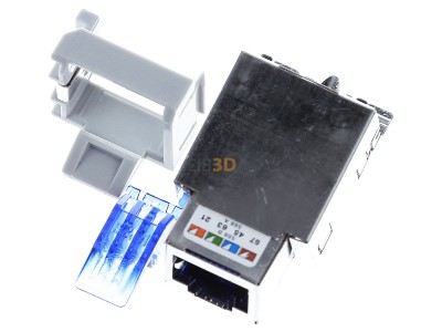 View up front Reichle & De-Massari R304373 RJ45 8(8) connector 

