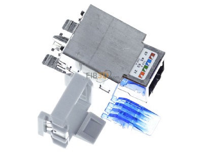 View top left Reichle & De-Massari R304373 RJ45 8(8) connector 

