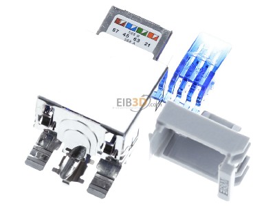 Top rear view Reichle & De-Massari R304373 RJ45 8(8) connector 
