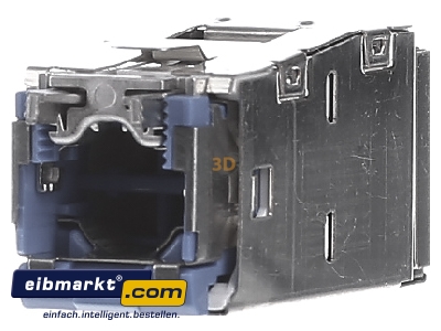 Back view Panduit CJS6X88TGY RJ45 8(8) jack
