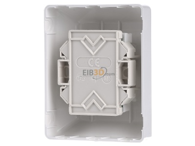 Back view Rutenbeck UAE-Cat6Aiso8/8UAprw RJ45 8(8) Data outlet 6A (IEC) white 
