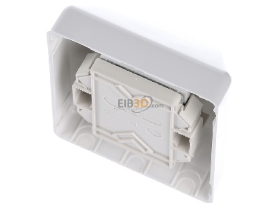 Top rear view Rutenbeck UAE-Cat6Aiso8/8UAprw RJ45 8(8) Data outlet 6A (IEC) white 
