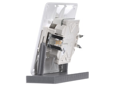 View on the right Rutenbeck UAE-Cat6Aiso8UUpmKrw RJ45 8(8) Data outlet 6A (IEC) white 
