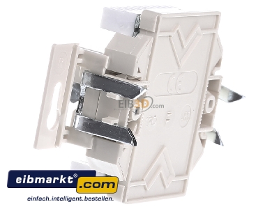View on the right Rutenbeck UAECat6Aiso8/8UUp0mK RJ45 8(8) Data outlet 6A (IEC) white

