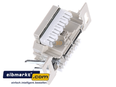 View top left Rutenbeck UAECat6Aiso8/8UUp0mK RJ45 8(8) Data outlet 6A (IEC) white
