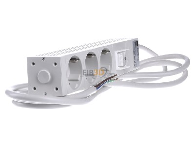 View on the left Rittal DK 7240.120 Socket outlet strip grey 
