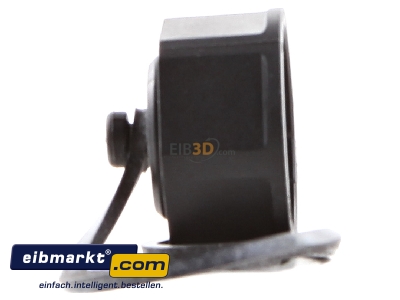 View on the left Telegrtner H80030A0004 Dust shield for plug connections black
