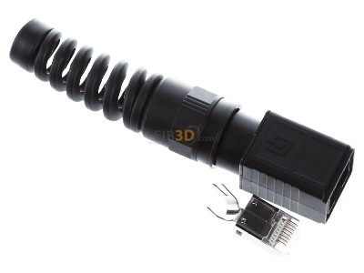 Ansicht oben links Teleg�rtner J80026A0014 STX V4 RJ45-Steckerset AWG24-27 Cat.6 