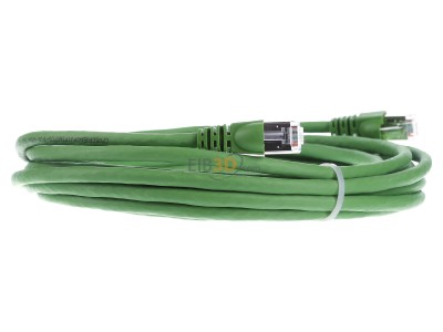 Ansicht links Telegrtner L00003A0091 Patchkabel Cat5 gn 5,0m, SF/UTP, PUR 