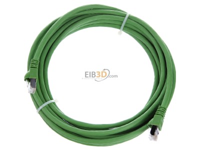 View up front Telegrtner L00003A0091 RJ45 8(8) Patch cord Cat.5 5m 
