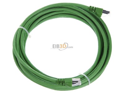 View top left Telegrtner L00003A0091 RJ45 8(8) Patch cord Cat.5 5m 
