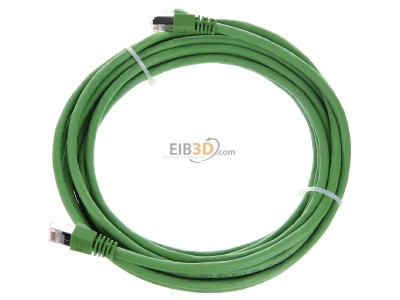 View top right Telegrtner L00003A0091 RJ45 8(8) Patch cord Cat.5 5m 
