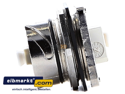 View on the left Telegrtner J88074A0002 Fibre optic coupler LC-Duplex
